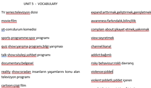 Ortaokul İngilizce
